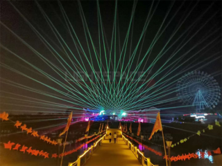 网红景点亮化的 “光影推手”：八通激光为景区定制专属夜景灯光方案